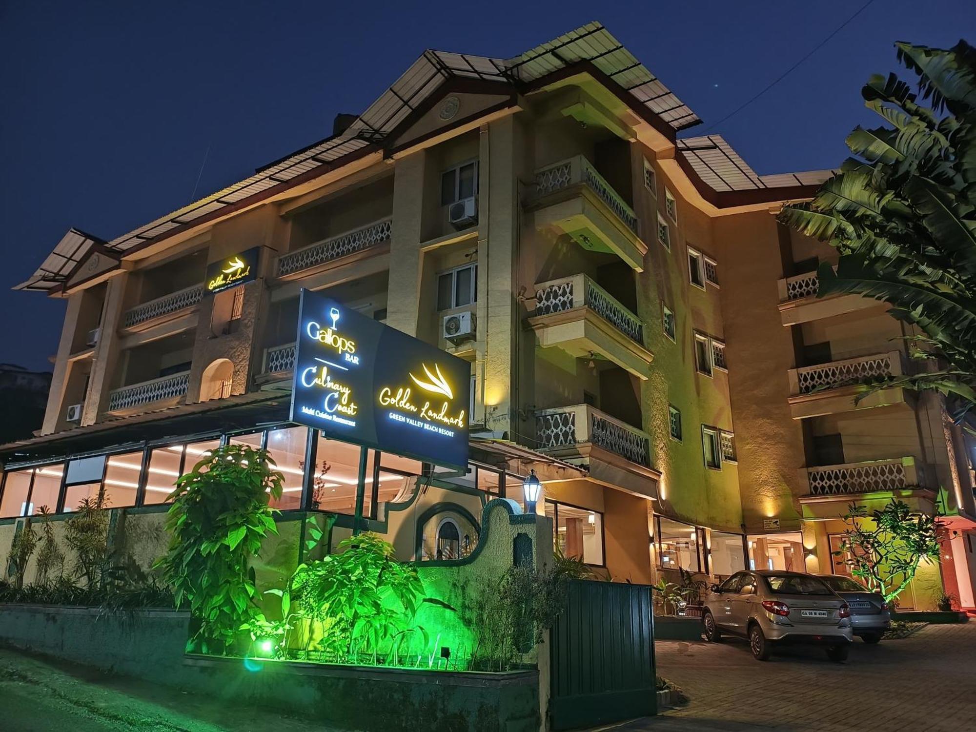 Golden Landmark Green Valley Beach Resort Dona Paula Εξωτερικό φωτογραφία